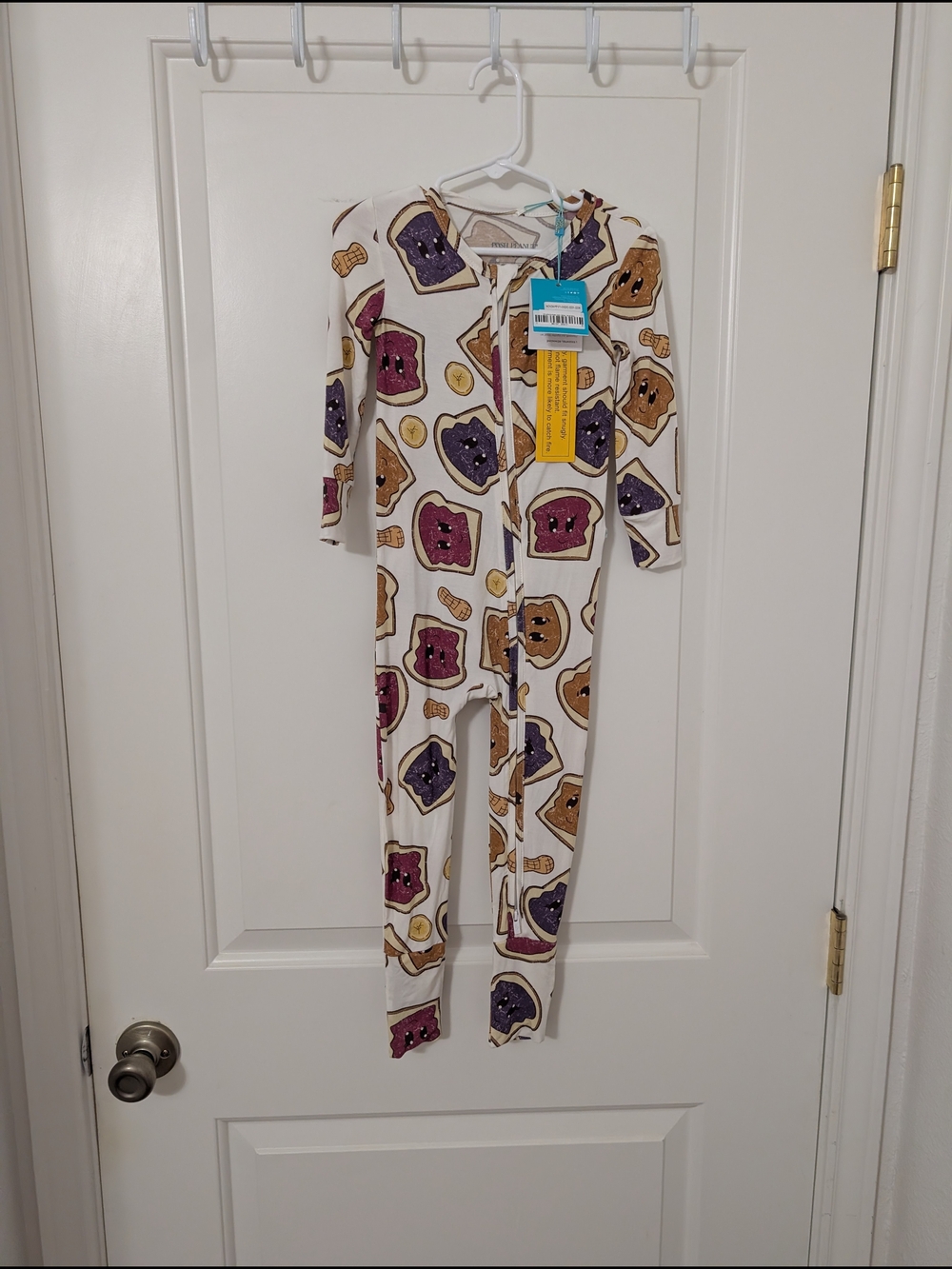 NWT Posh Peanut Peanut Butter Jelly Time Convertible Footie Size 18-24m